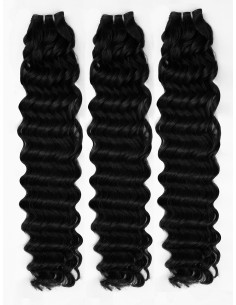 Tressen Gelockt aus Brazilian Echthaar - Extens Hair 2