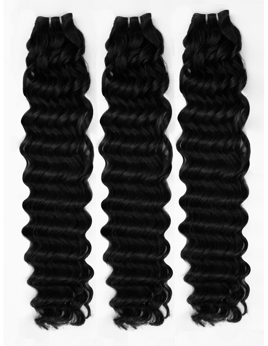 Tressen Gelockt aus Brazilian Echthaar - Extens Hair