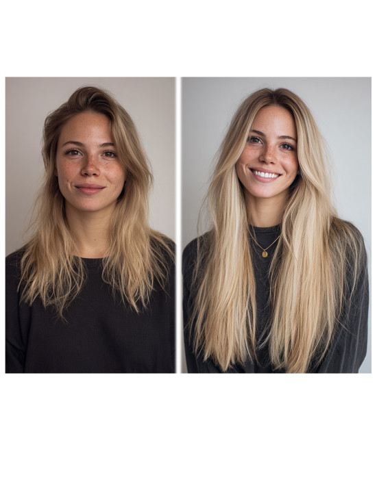 Günstig Clip In Haarverlängerung - Echthaar Extensions im Verkauf