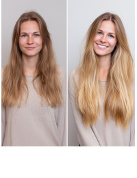 Günstig Flip Hallo Haarverlängerung - Echthaar Extensions im Verkauf