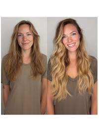 Günstig MicroRing Extensions ♡ Echthaar Haarverlängerung