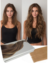 [Coffret Deluxe] Extension adhésive 40,50,70cm ♥ Cheveux Naturel Remy