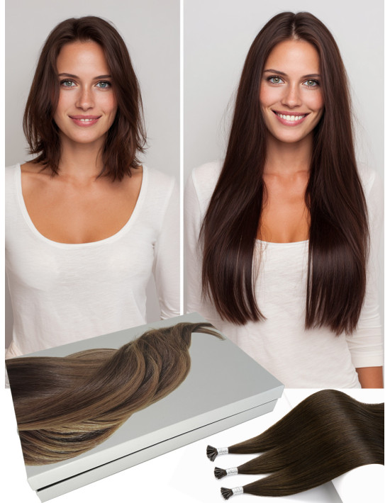 [DELUXE] Coffret Extension à froid - Cheveux Naturel Remy Hair