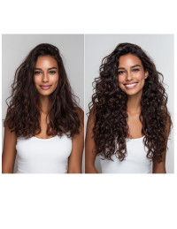 [Coffret deluxe] Vente Privée : Extension adhésives ondulées - Cheveux Naturel Remy Hair