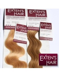 Haarverlängerungen Strähnen Loops Probe