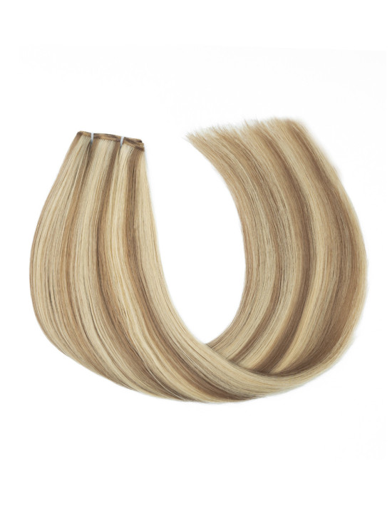 Russische Tresse im aschigen Sand-Ombré, 50 cm