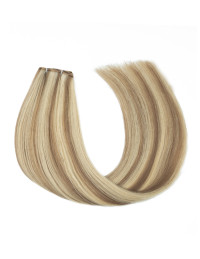 Russische Tresse im aschigen Sand-Ombré, 50 cm