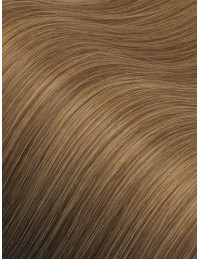Tissage cheveu russe ombré châtain ambré 50cm B4/18 sur cheveux