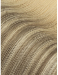 Nahaufnahme des Genius-Weft-Tressenbands B1B-2/6 mit dunkelbraunem Farbverlauf