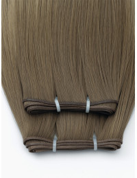 Close-up sur la trame Genius Weft B1B-2/6 et le fondu châtain foncé