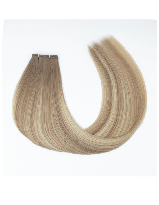 Tissage russe miel platine cendré