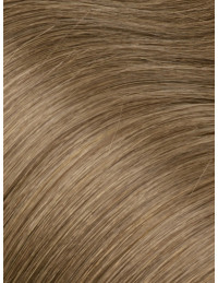 Topper en cheveux 100 % Remy – Brun Clair Cendré 8A – 50 g