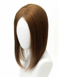 Topper partiel en cheveux naturels – Marron Glacé 4– 50 g