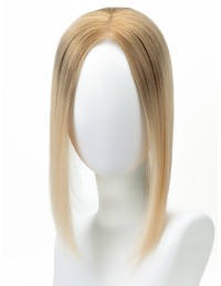 Topper effet Ombré – Latte Cendré – cheveux naturels Remy – 50 g