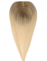 Ombré Ashy Latte Echthaar-Topper – 50 g