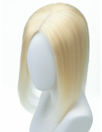 Complément capillaire topper – Platine – 100 % cheveux Remy – 50 g