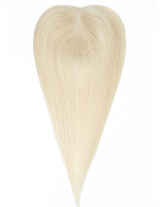 Complément capillaire topper – Platine – 100 % cheveux Remy – 50 g