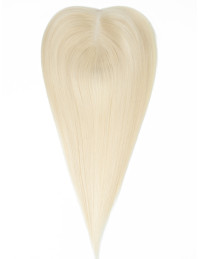 Complément capillaire topper – Platine – 100 % cheveux Remy – 50 g