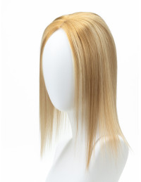 Balayage Aschbraun Blond Topper – Teilhaarersatz aus Remy Echthaar – 50 g