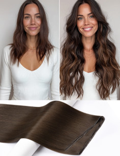 60 cm Russische Tresse ☆ Genius Weft Haarverlängerung