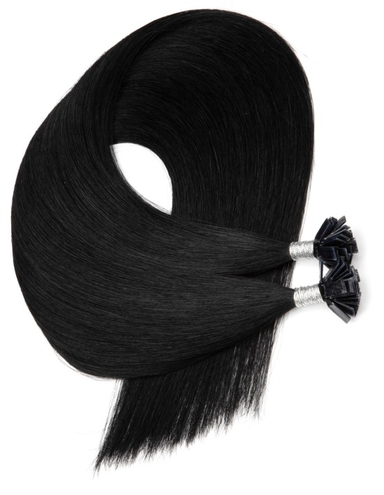 Extensions kératine nano capsules 60 cm Noir intense | Extens Hair