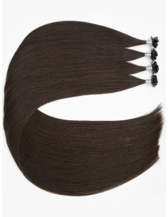 Bonding Extensions Matt-Schwarz 60 cm – Mikro-Kapseln Echthaar 2