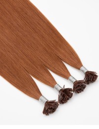 Keratin Extensions Ginger 60 cm – Remy Hair Heißtechnik