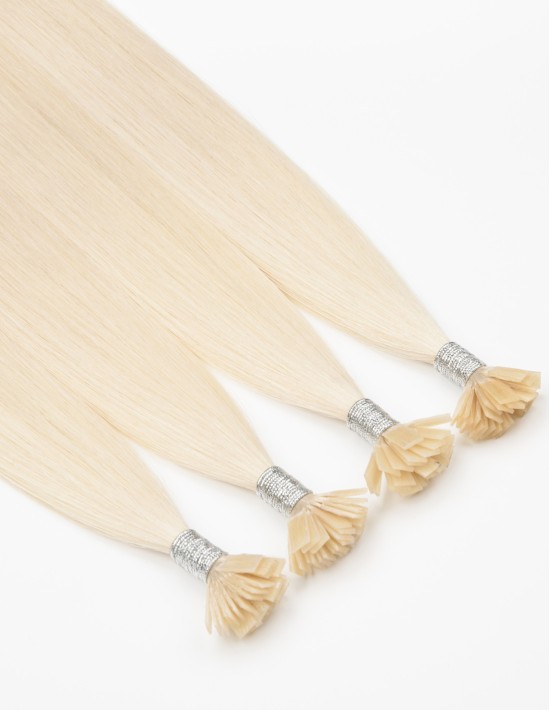 Extensions kératine nano capsules 60 cm BLOND POLAIRE | Extens Hair