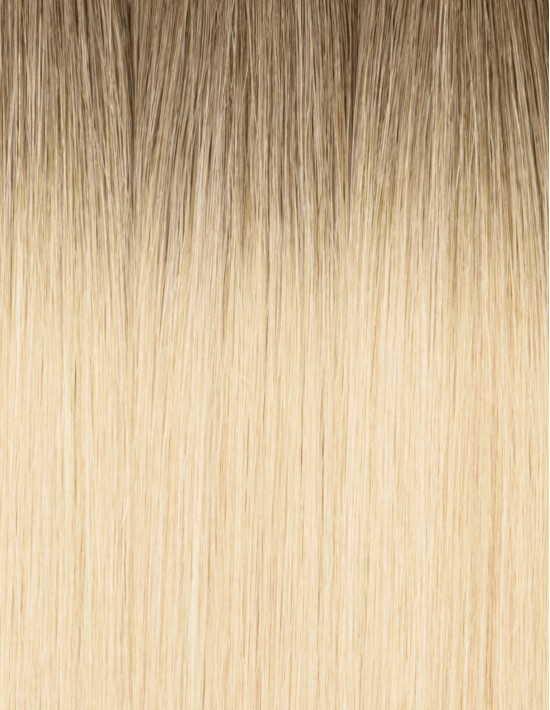 Extensions kératine micro capsules 60 cm Ombré Latte Cendré | Extens Hair