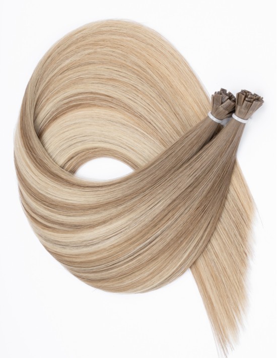 Extensions kératine nano capsules 60 cm Balayage Sable | Extens Hair