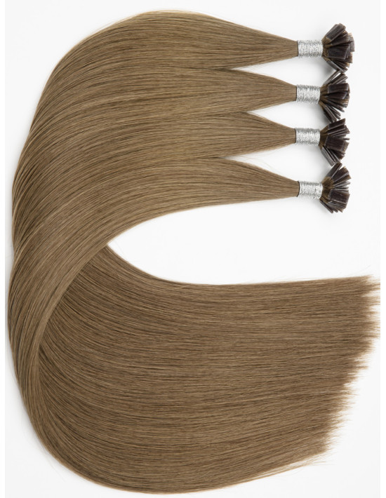 Extensions kératine micro capsules 60 cm Ombré Sable cendré | Extens Hair