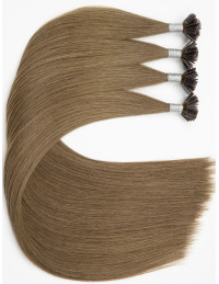 Extensions kératine micro capsules 60 cm Ombré Sable cendré | Extens Hair