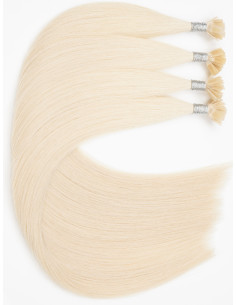 Bonding Extensions Polar Blond 60 cm – Echthaar Heißverlängerung