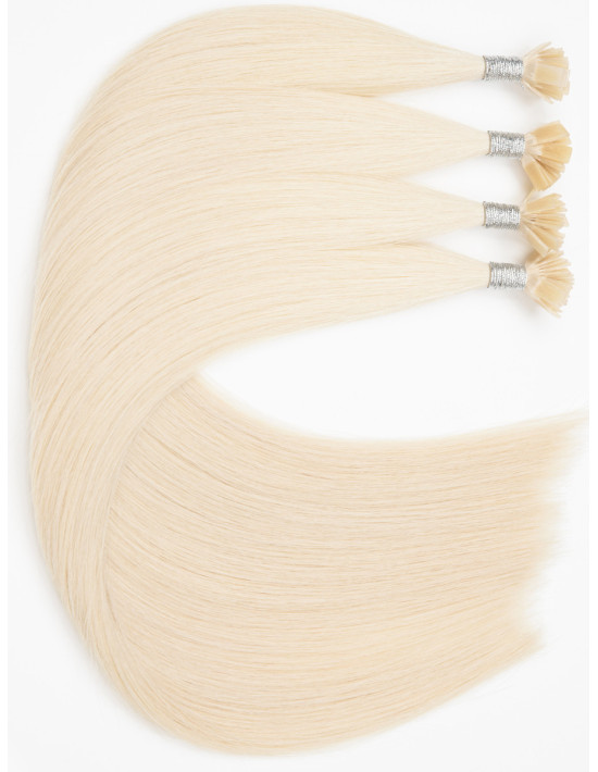 Extensions kératine nano capsules 60 cm BLOND POLAIRE | Extens Hair