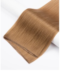 Russische Haarverlängerung Tresse Ashbraun