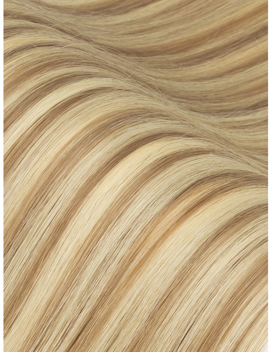 Natürliche russische Tresse 8C/88, 50 cm, auf weißem Hintergrund ausgebreitet