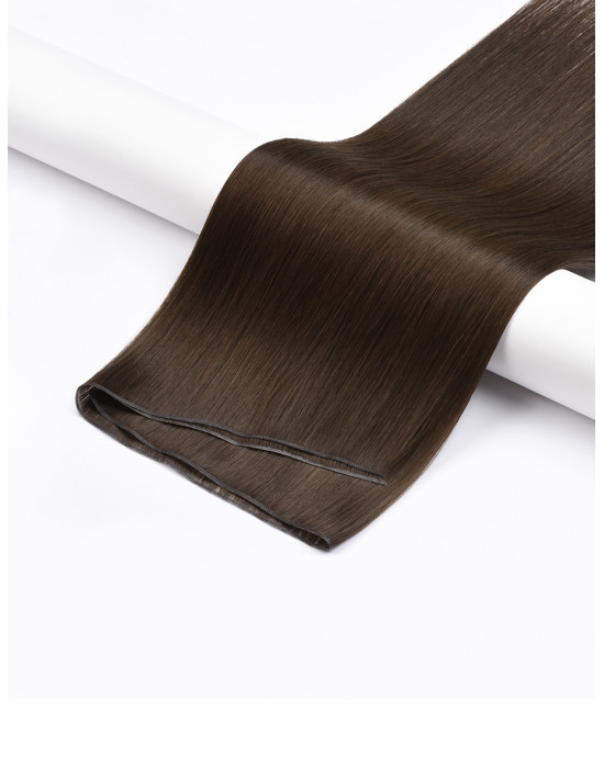 Genius Weft Tressen 60 cm Dunkelbraun