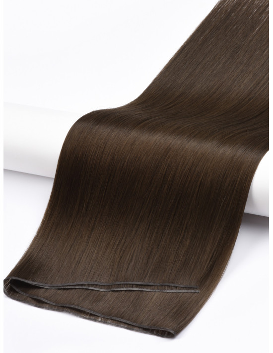 Genius Weft Tressen 60 cm Dunkelbraun