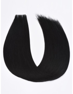 Tressen Russisches Haar 60 cm Intensive Schwarz