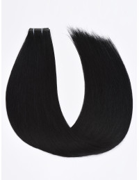 Tressen Russisches Haar 60 cm Intensive Schwarz