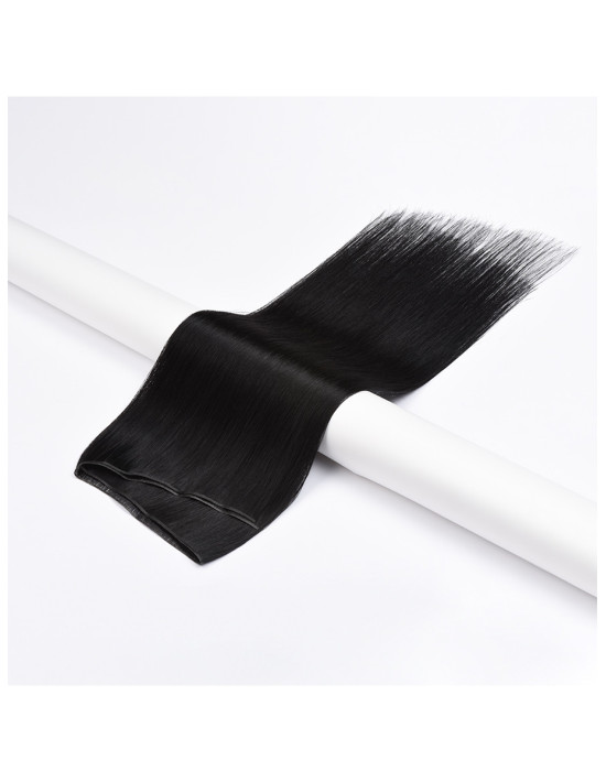 Tressen Russisches Haar 60 cm Intensive Schwarz