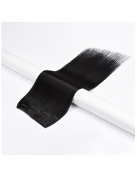 Tressen Russisches Haar 60 cm Intensive Schwarz