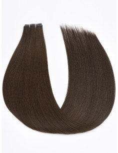 Genius Weft Tressen 60 cm Dunkelbraun