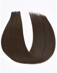 Tissage cheveux naturels Brun Foncé – 60 cm