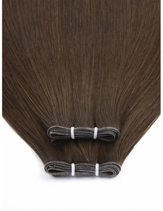 Genius Weft Tressen 60 cm Dunkelbraun