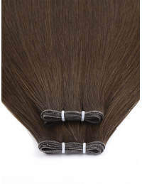 Tissage cheveux naturels Brun Foncé – 60 cm