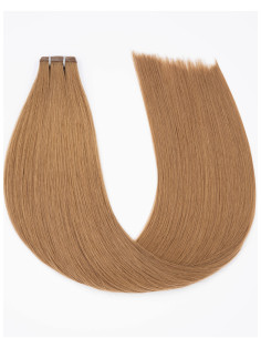 Russische Haarverlängerung Tresse Ashbraun