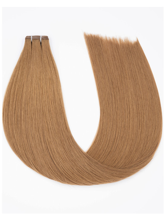 Russische Haarverlängerung Tresse Ashbraun