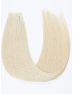 Remy Hair Tressen Russisch Polar Blond