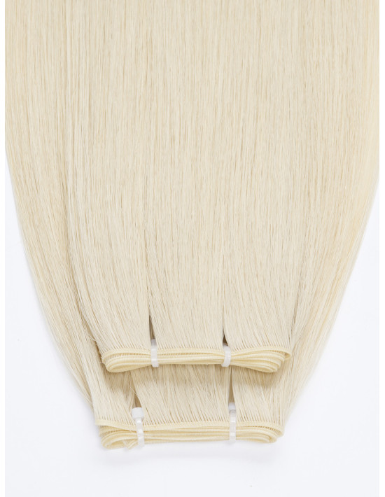 Remy Hair Tressen Russisch Polar Blond